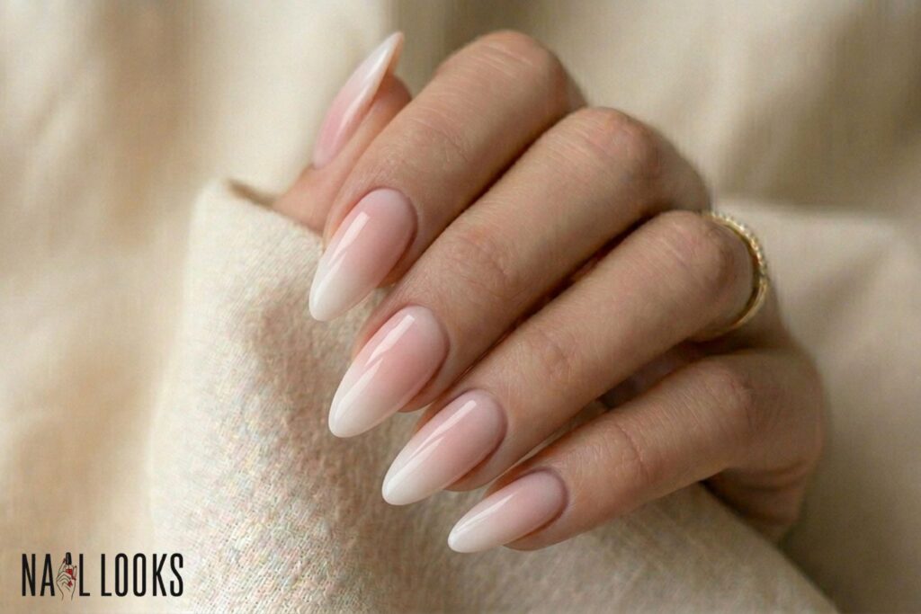 Blush Pink Ombre Nails