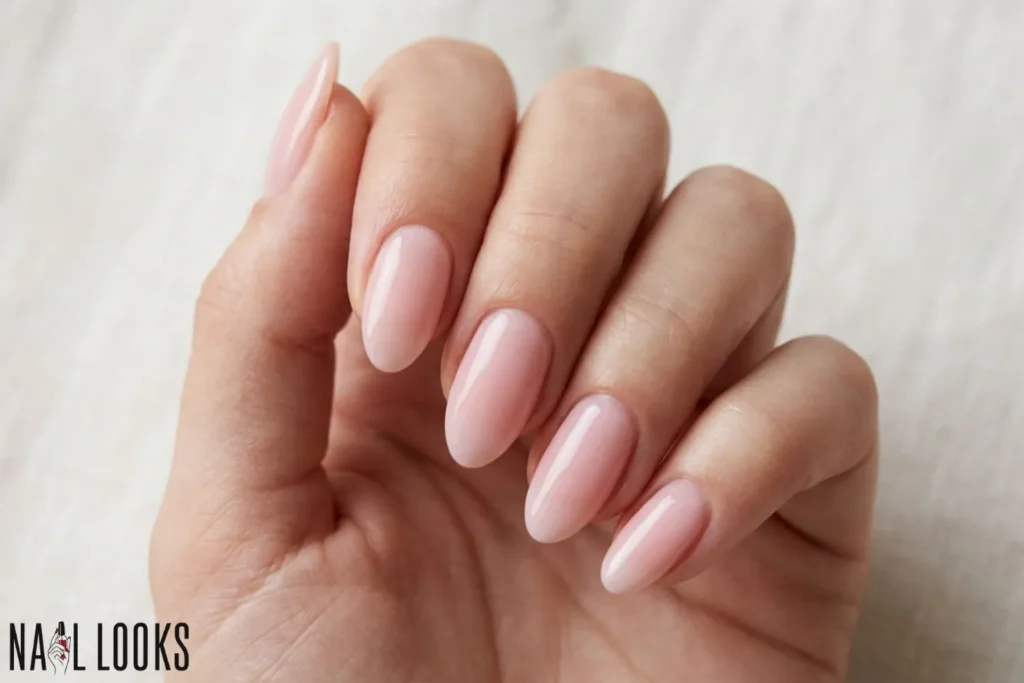 Classic Soft Pink Gel Nails