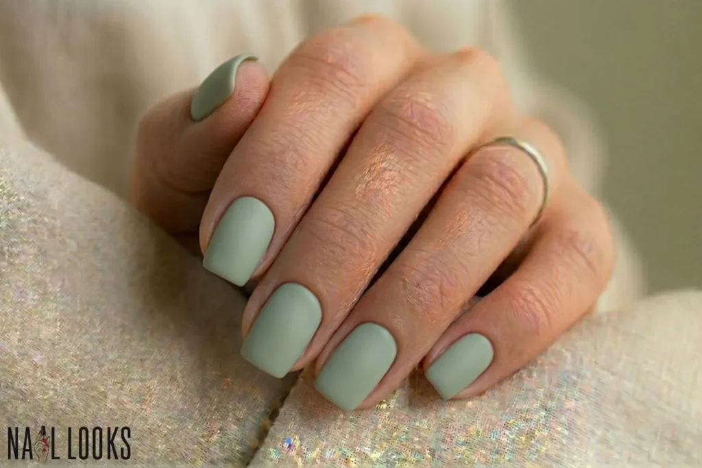 Sage Green Nails