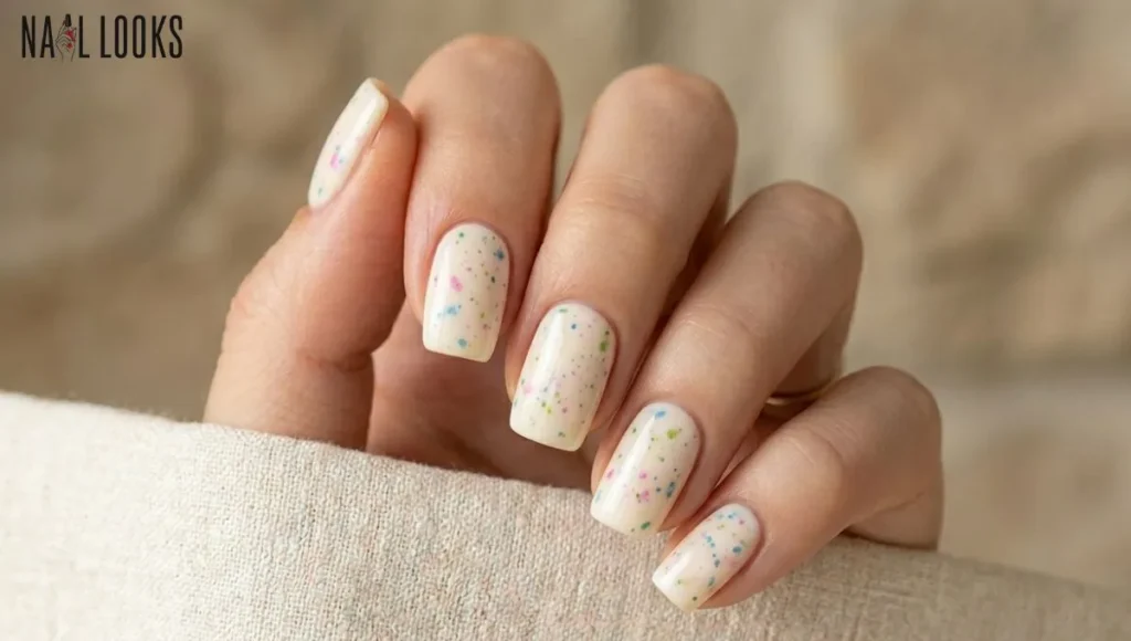 Speckled Easter Egg Nails