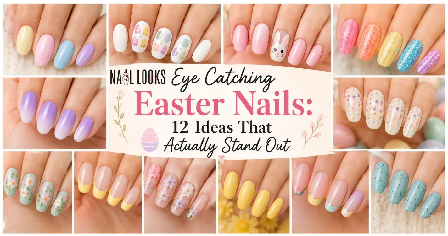 eye catching easter nails