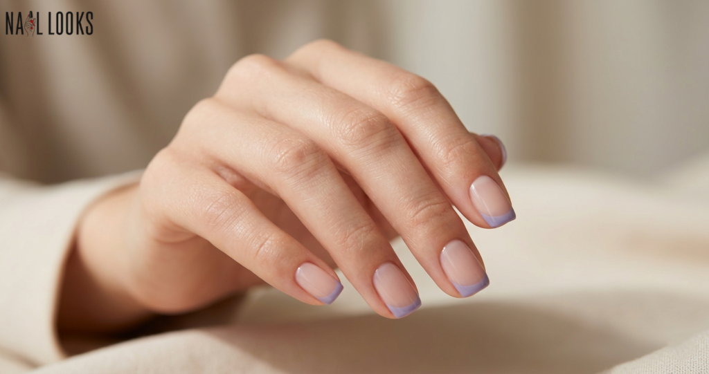 lavender french tips