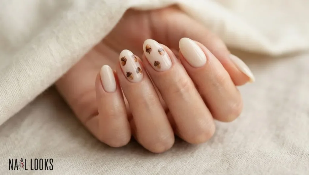 Acorn Nail Art
