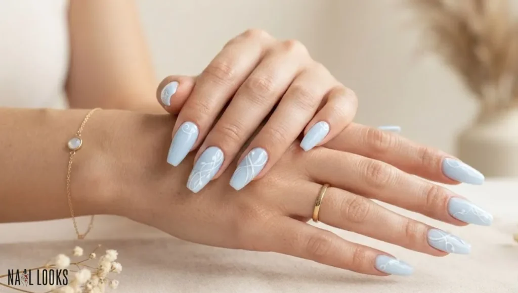 Baby Blue with White Detail