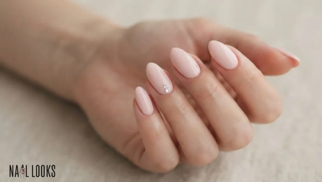 Blush Pink with Tiny Gems