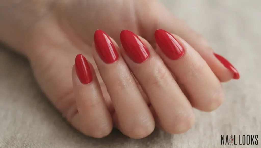 Cherry Red Nails