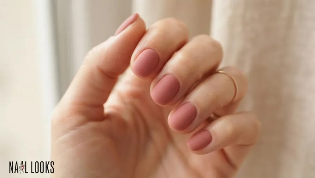 Dusty Rose With Matte Top Coat