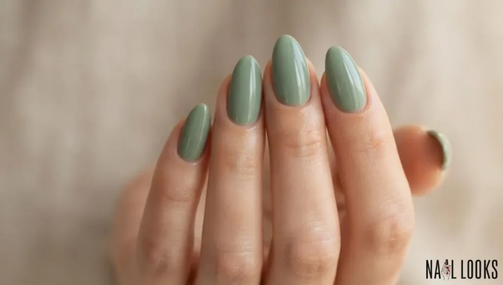 Green Nails - Sage or Mint