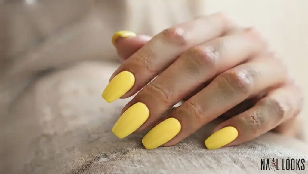 Lemon Yellow Nails