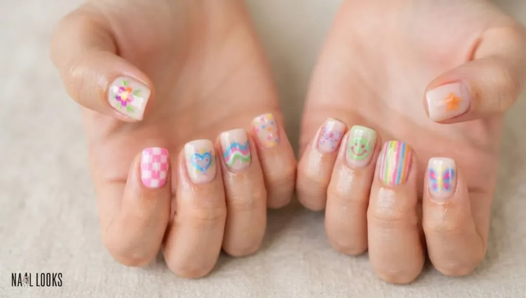 Mix-and-Match Art Nails