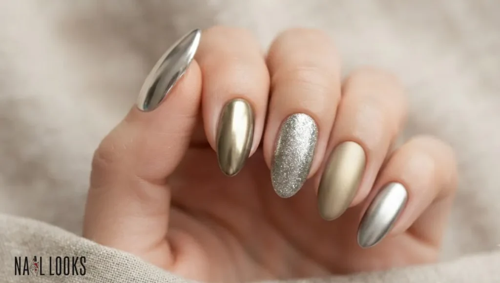 Multi-Finish Party Nails