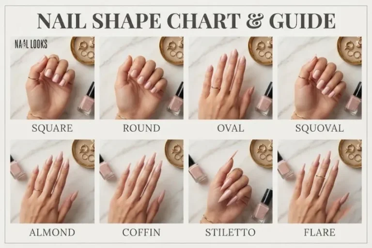 Nail Shape Chart & Guide