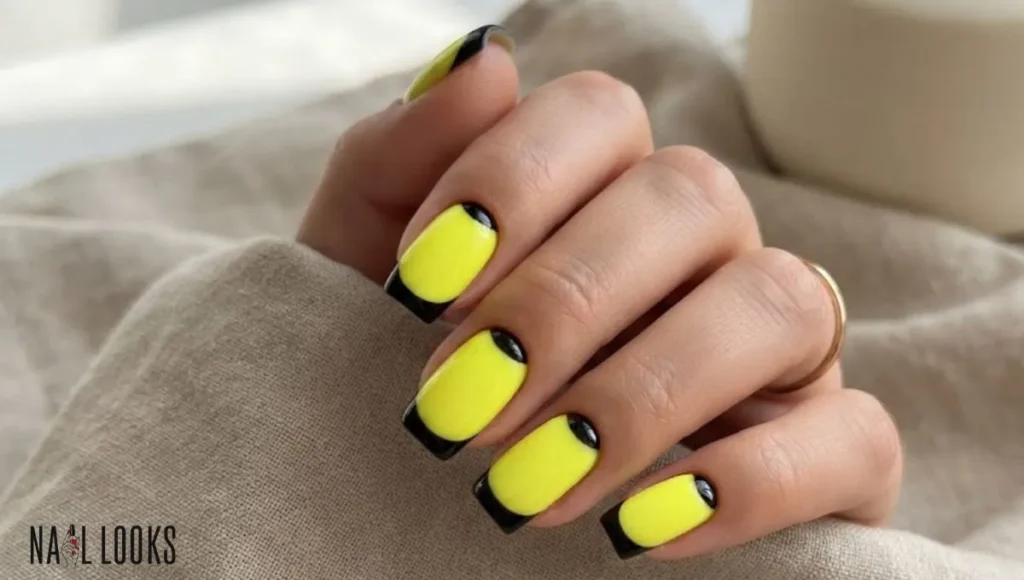 Neon Yellow With Black Tips