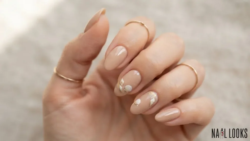 Nude With Seashell Details