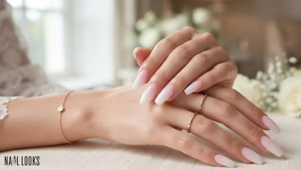 Ombre Pink to White