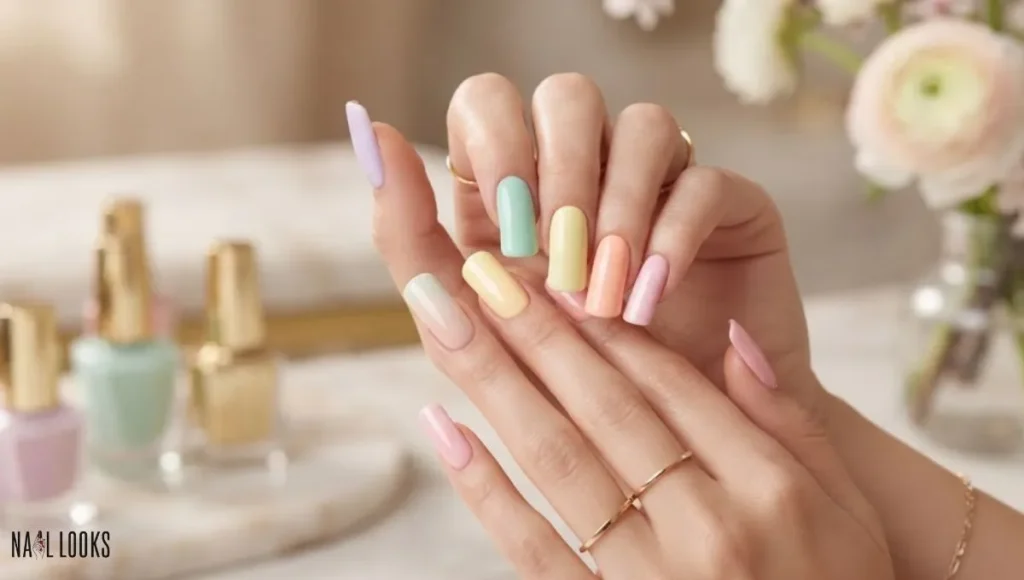 Pastel Duck Nails