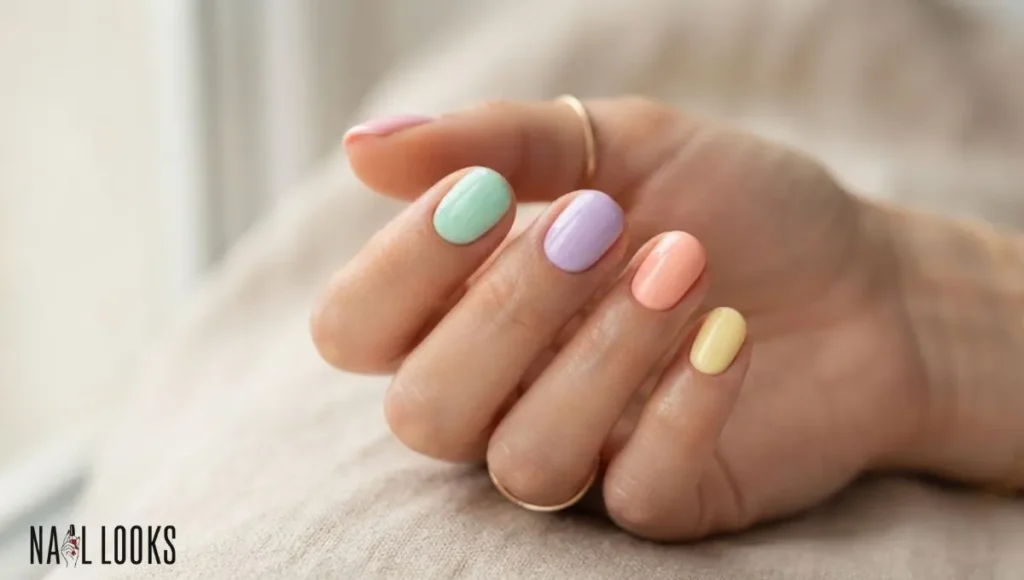 Pastel Rainbow Set - One Color Per Nail