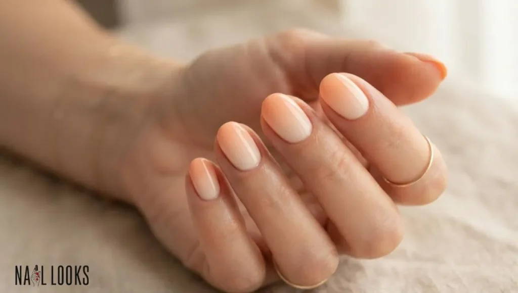 Peach and Cream Ombre