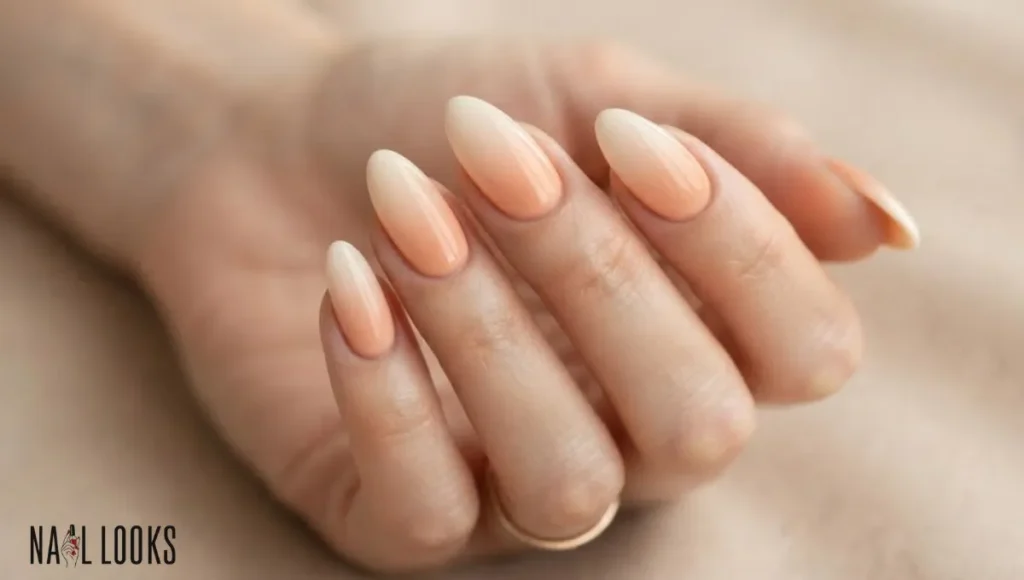 Peach and Cream Ombre