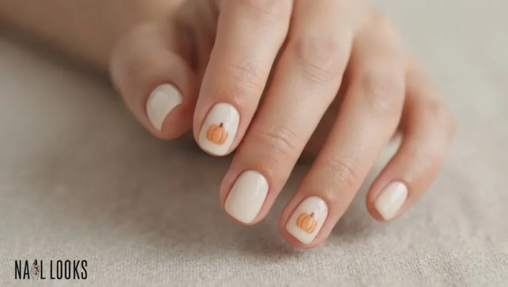 Pumpkin Nail Design