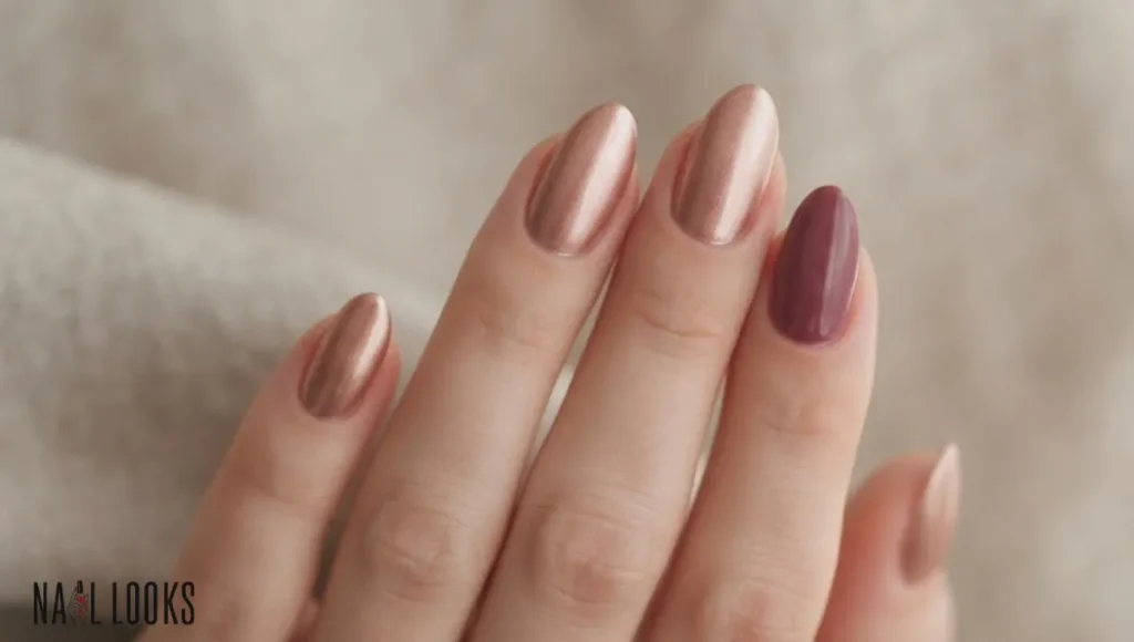 Rose Gold Nails