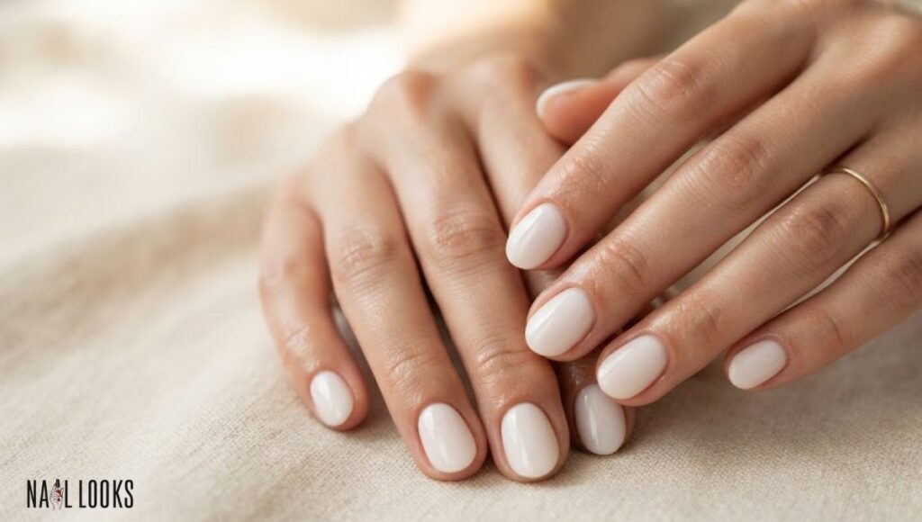 Short Oval Nails