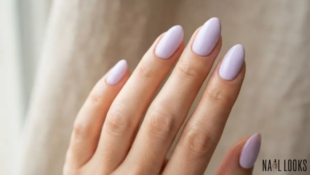 Soft Lavender Nails