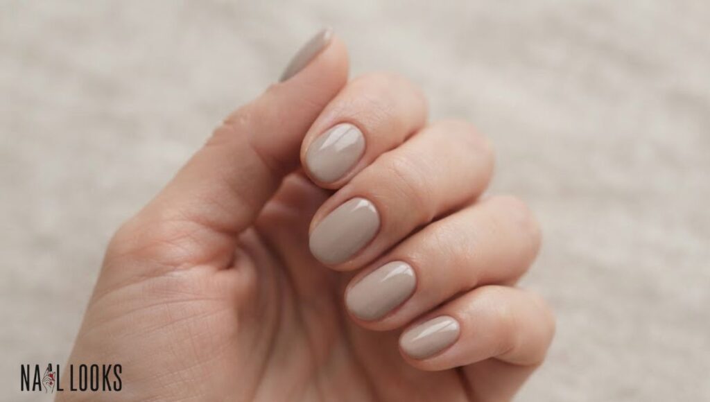 Soft Mushroom Taupe Nails
