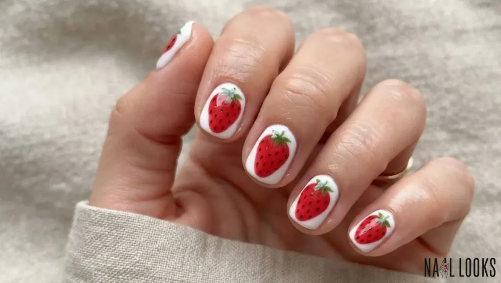 Strawberry Nails