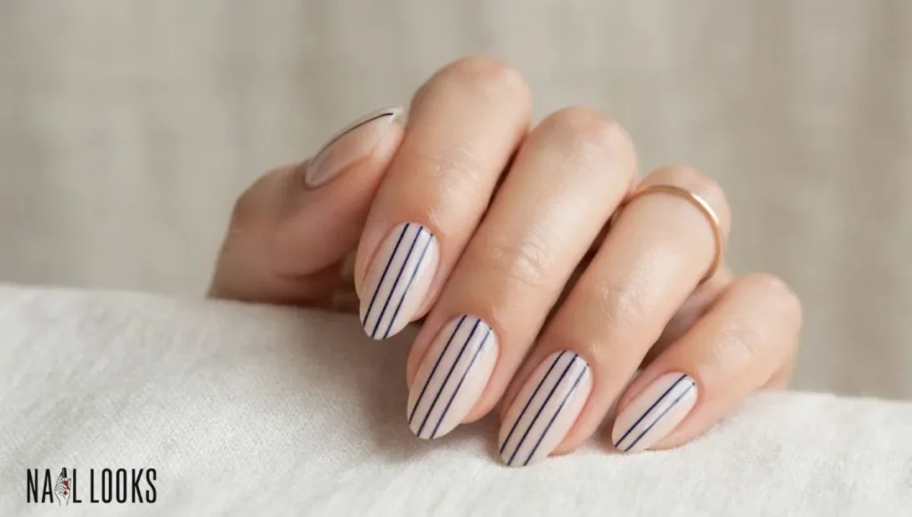 Striped Nail Art