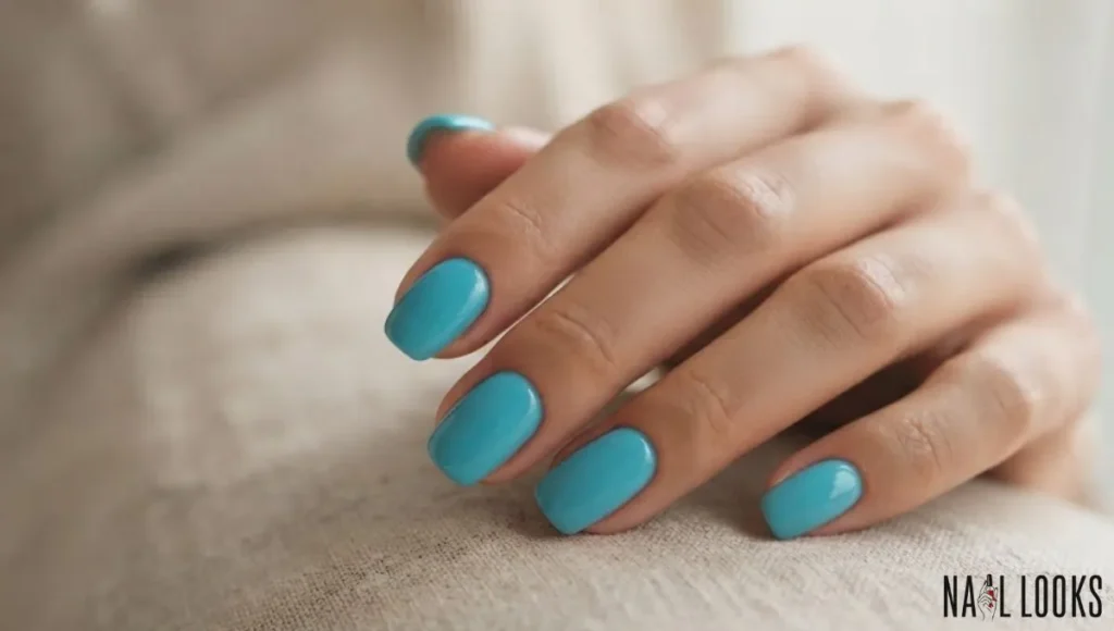 Turquoise Nails
