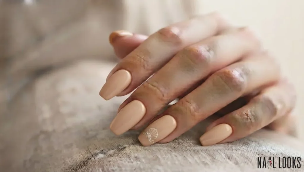Vacation Nude with Shell Accent