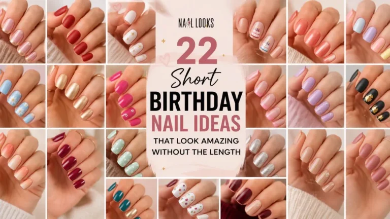 short birthday nail ideas