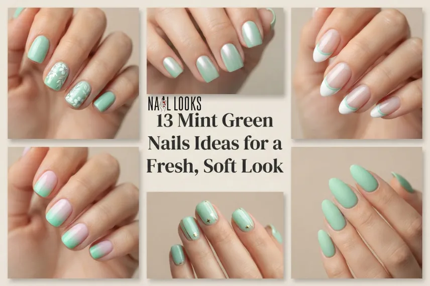 13 Mint Green Nails Ideas for a Fresh, Soft Look