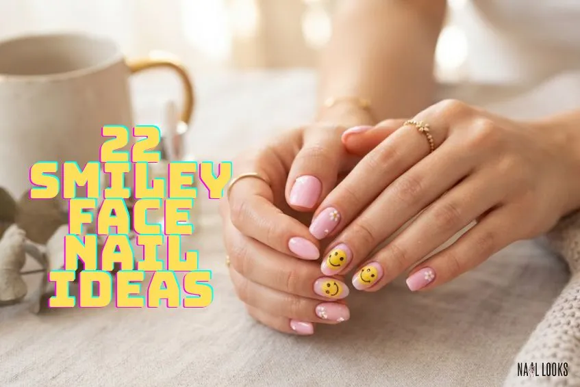 22 smiley face nail ideas