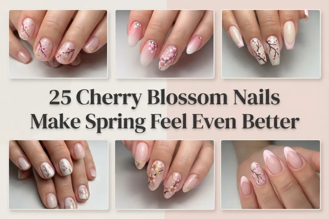 25 Cherry Blossom Nails That Make Spring Feel Even Better