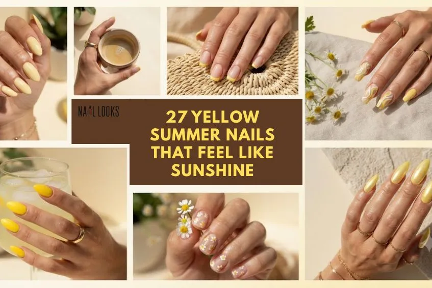 27 Yellow Summer Nails That Feel Like Sunshine