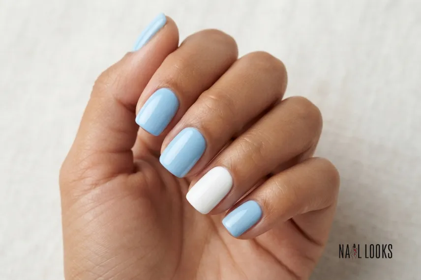 Baby Blue and White Combo