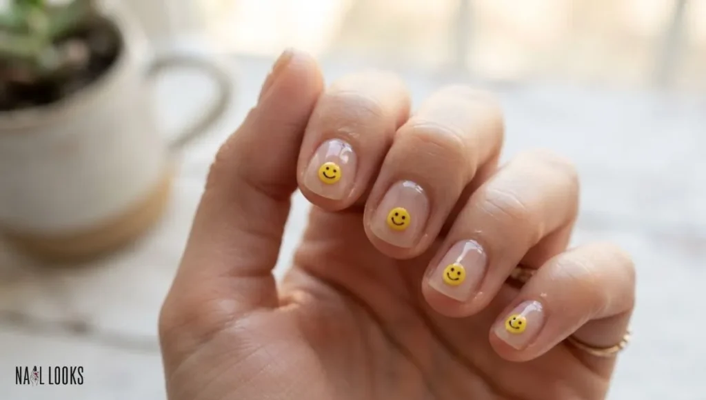 Classic Yellow Smiles on a Clear Base