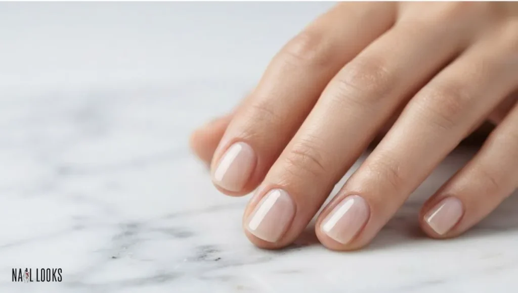 Clear Glossy Nails