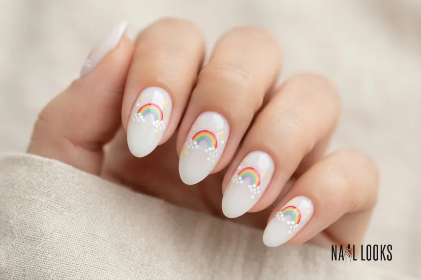 Cute Rainbow Nail Designs