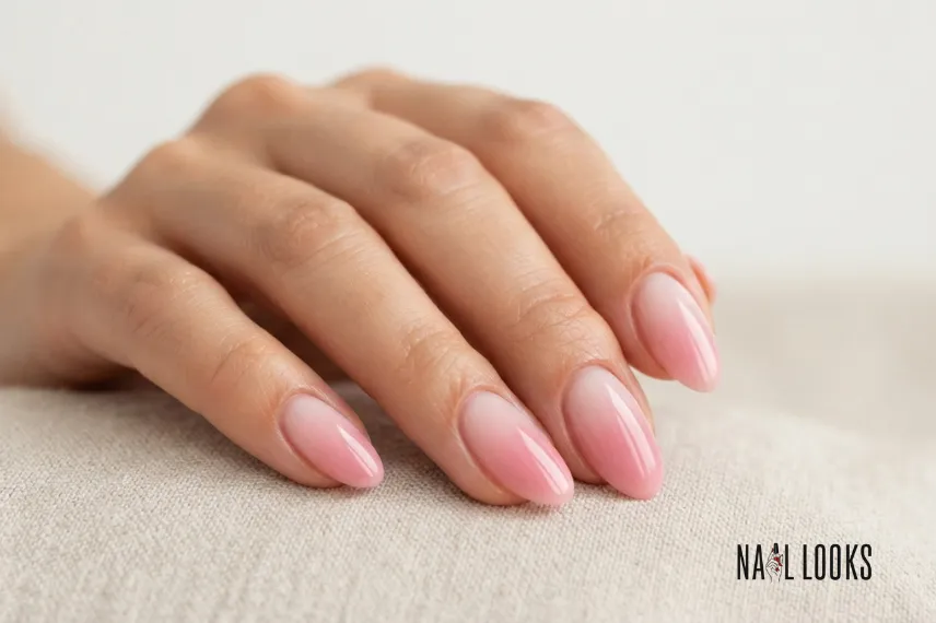 Pink Ombre Nails At Home