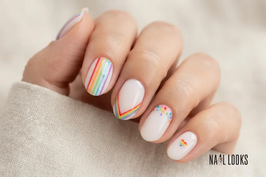 Easy Pride Nails at Home
