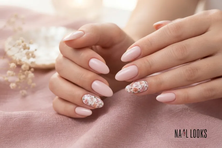 Floral Mother’s Day Nail Designs