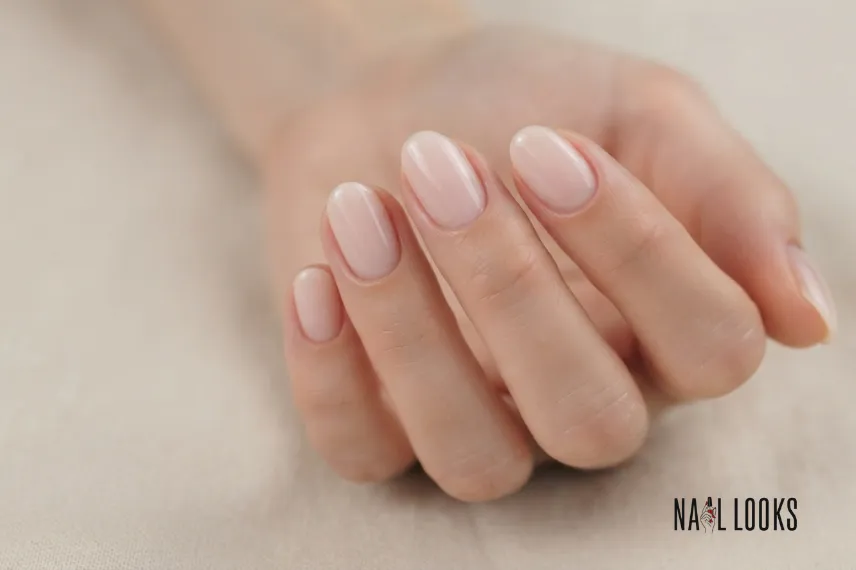Italian Manicure With Natural Nails