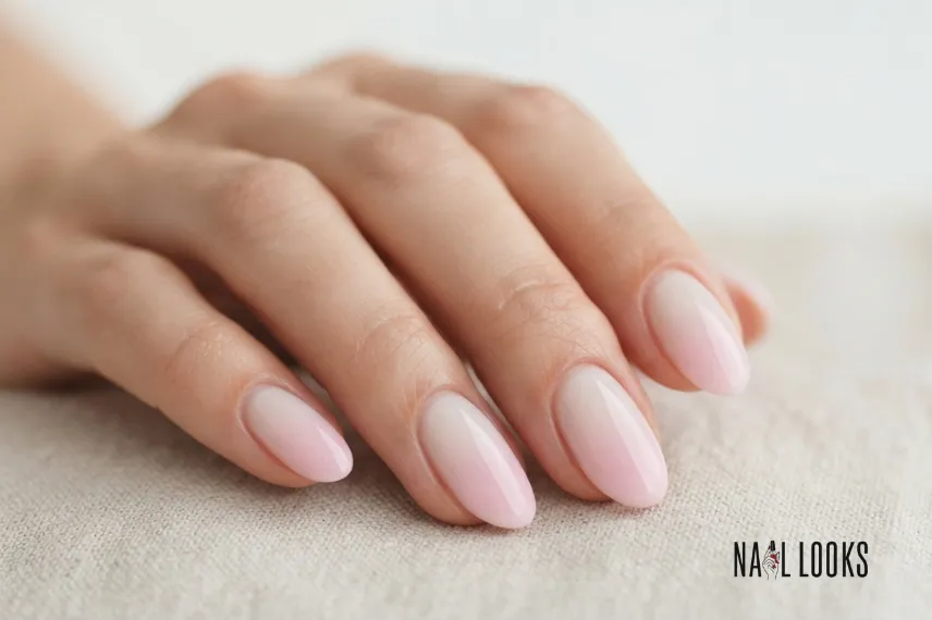 Light Pink Ombre Nails
