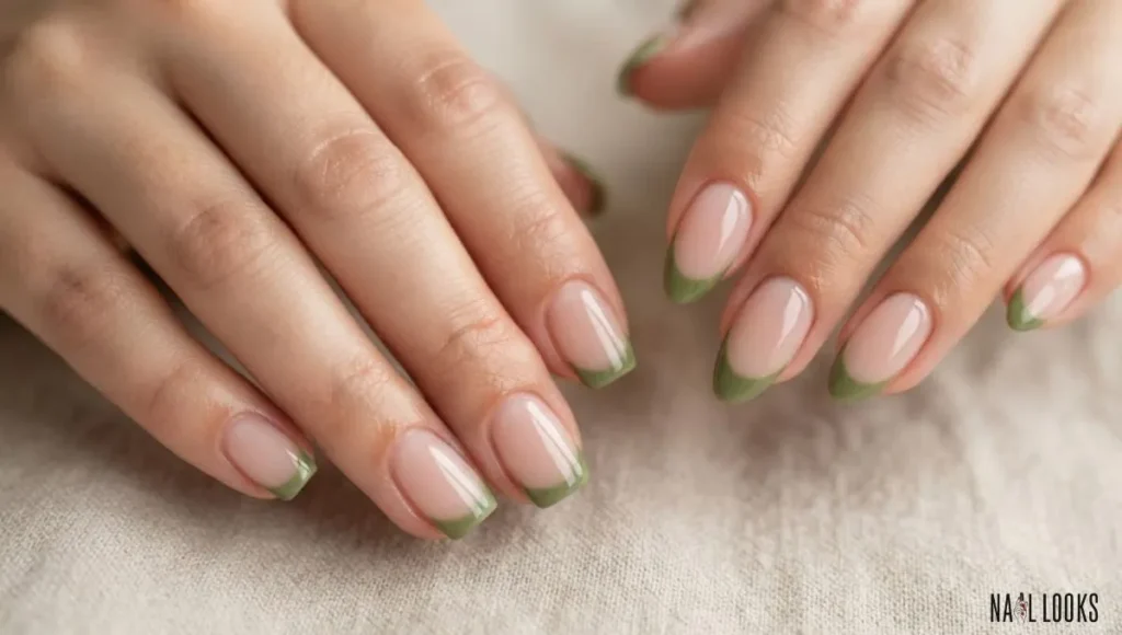 Matcha French Tips