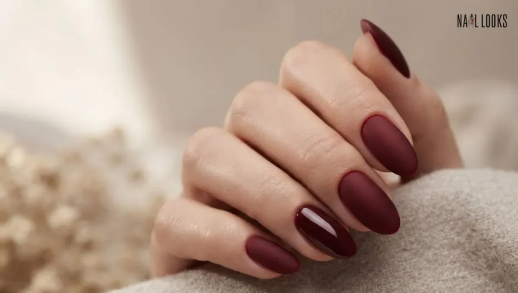 Matte Red Nails