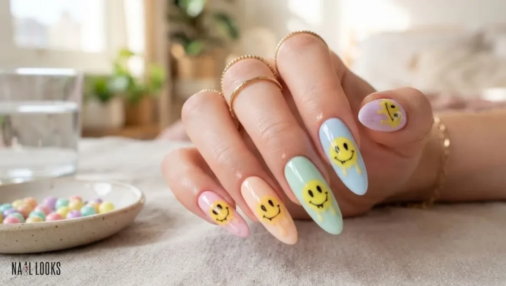 Soft Melted Pastel Faces