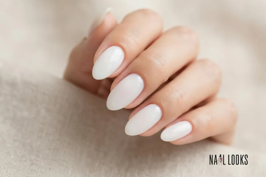 Milky Italian Manicure